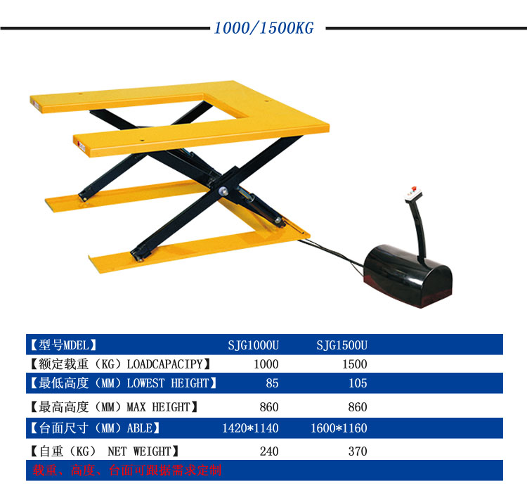 固定電動升降平臺，固定升降平臺，小型升降平臺車，液壓電動平臺車
